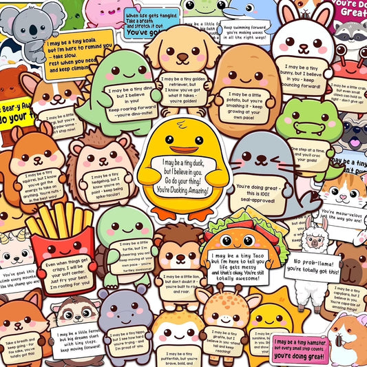 50PCS Emotional Support Animal Stickers